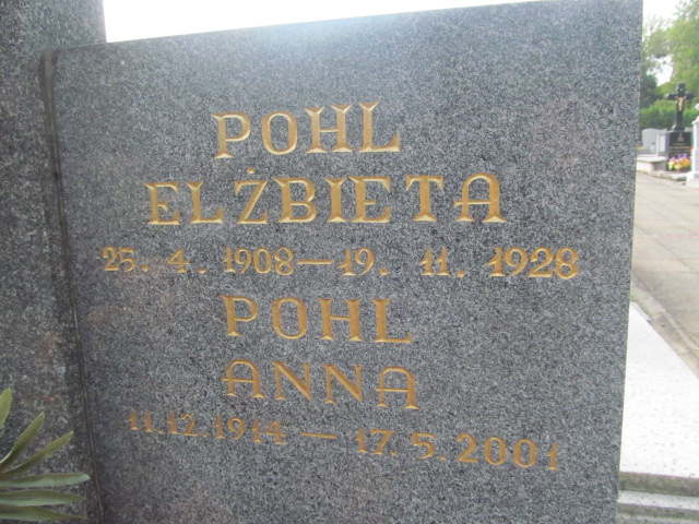 Anna Pohl 1888 Grodziec - Grobonet - Wyszukiwarka osób pochowanych