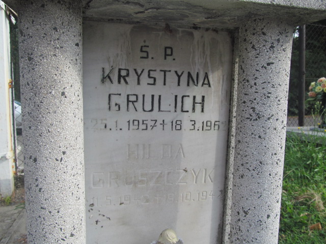 Hilda Gruszczyk 1942 Grodziec - Grobonet - Wyszukiwarka osób pochowanych