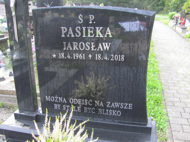 Jarosław Pasieka 1961 Grodziec - Grobonet - Wyszukiwarka osób pochowanych