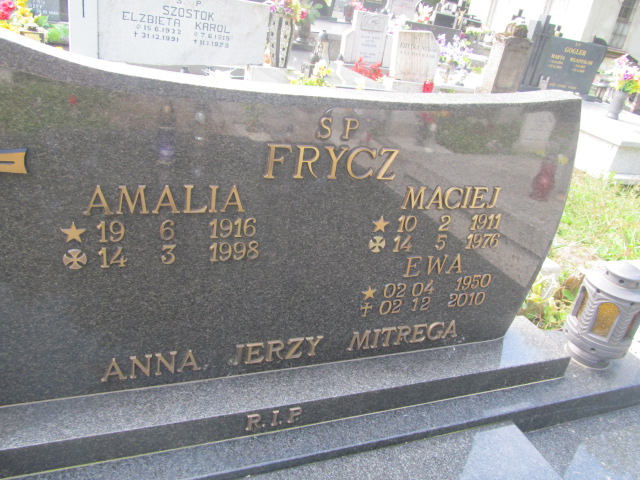 Ewa Frycz 1950 Grodziec - Grobonet - Wyszukiwarka osób pochowanych