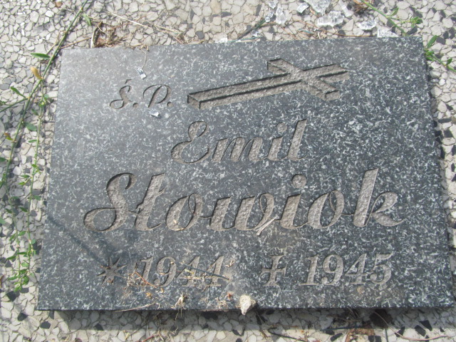 Emil Słowiok 1943 Grodziec - Grobonet - Wyszukiwarka osób pochowanych