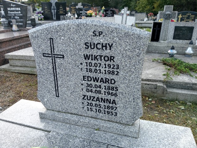 Wiktor Suchy 1923 Grodziec - Grobonet - Wyszukiwarka osób pochowanych